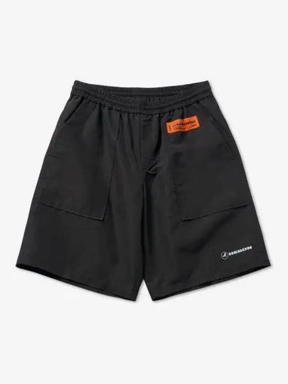 Swim Pants HMCL003S22FAB0011001 Black - HERON PRESTON - BALAAN 2