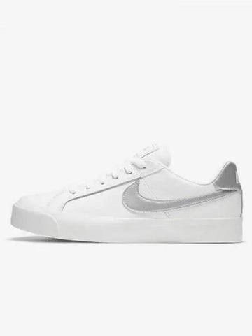 Court Royal AC Women s Sneakers White Metallic Silver AO2810 114 698358 - NIKE - BALAAN 1