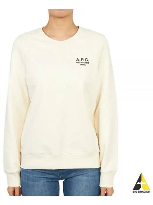 Skye Logo Sweatshirt Beige - A.P.C. - BALAAN 2