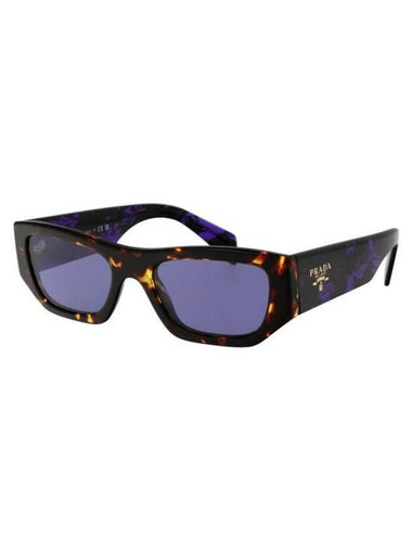 Eyewear Logo Sunglasses Havana - PRADA - BALAAN 1