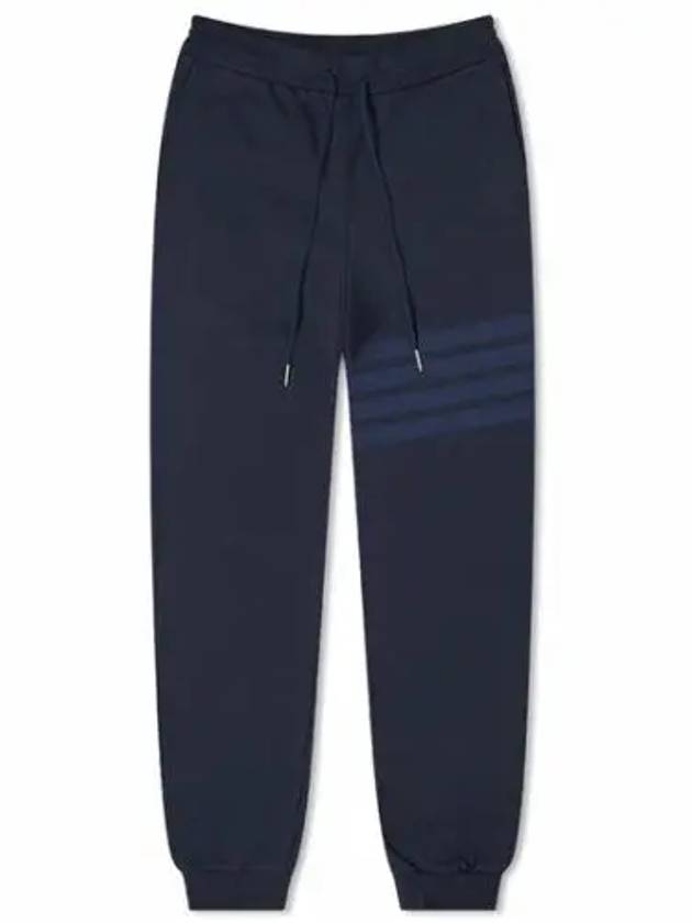 Men's Diagonal Loop Back Track Pants Navy - THOM BROWNE - BALAAN 2