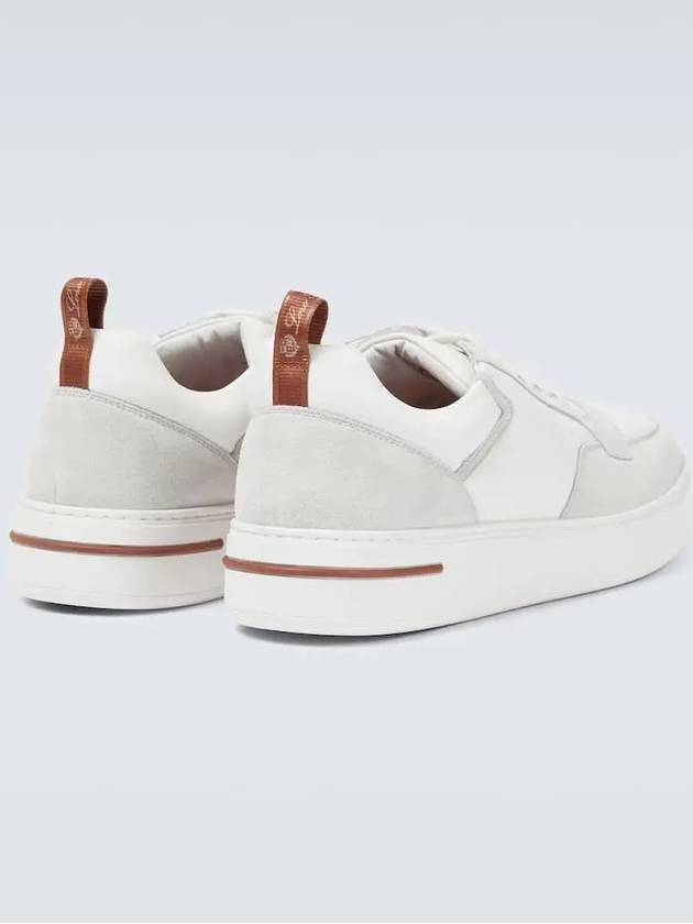 Newport Technical Fabric Walk Sneakers White - LORO PIANA - BALAAN 5