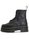 Audric Nappa Leather 8 Hole Ankle Boots Black - DR. MARTENS - BALAAN.