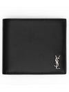 Tiny Cassandre East West Wallet in Matte Leather Black - SAINT LAURENT - BALAAN 1