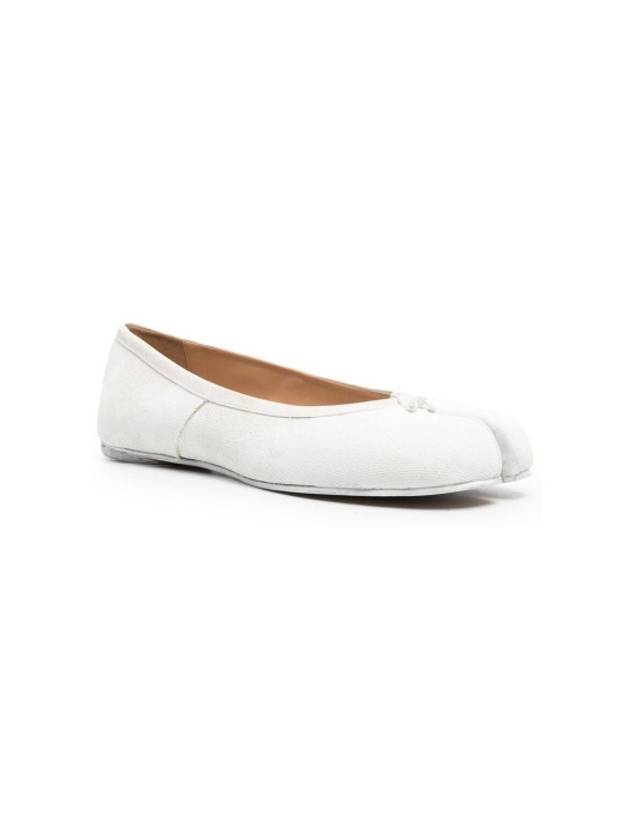 Tabi Flat Shoes White - MAISON MARGIELA - BALAAN 1