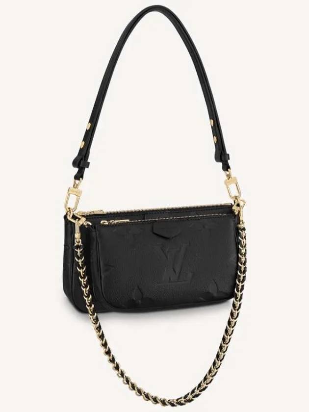 Multi Pochette Accessoires Shoulder Bag Black - LOUIS VUITTON - BALAAN 3