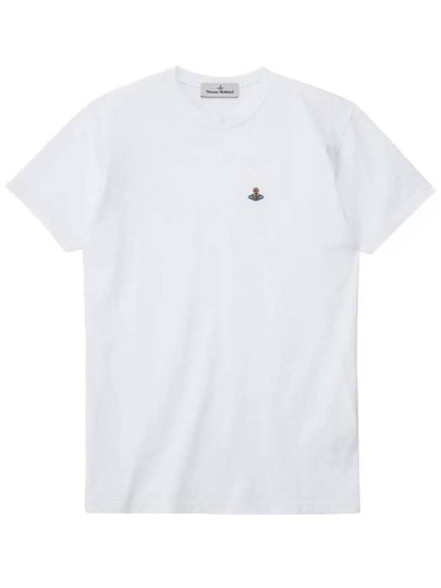 Chest ORB Logo Short Sleeve T-Shirt White - VIVIENNE WESTWOOD - BALAAN 2