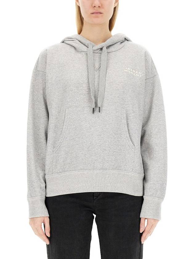 logo embroidery hoodie SW0102FAA2M41I - ISABEL MARANT - BALAAN 2