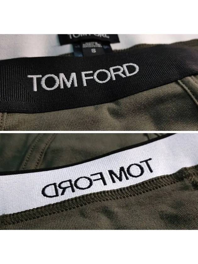 Men's Classic Fit Boxer Briefs Army Green - TOM FORD - BALAAN 5