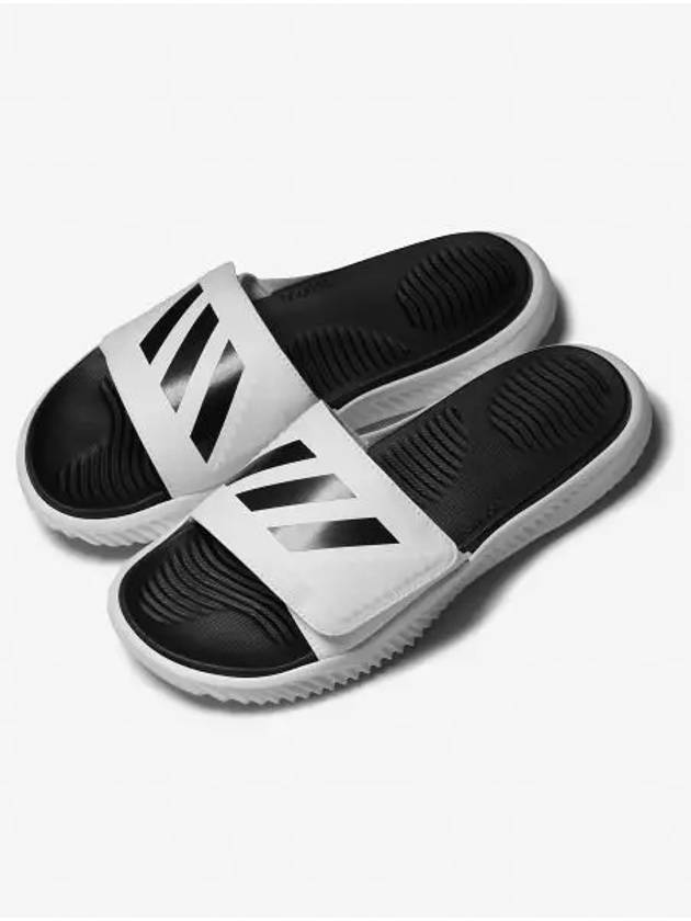 Alphabounce Slippers Black White - ADIDAS - BALAAN 2