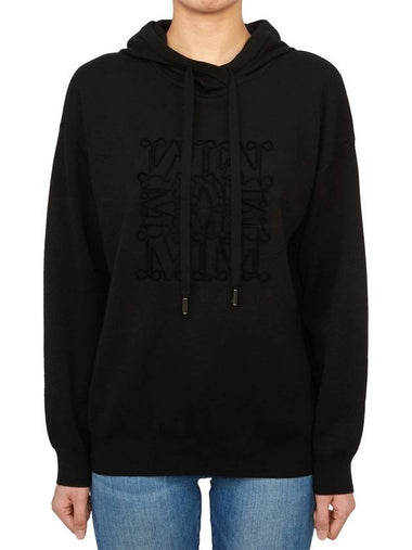 Pamir Hooded Knit Top Black - MAX MARA - BALAAN 1