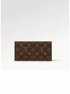 Sarah Monogram Long Wallet Brown Rose - LOUIS VUITTON - BALAAN 4