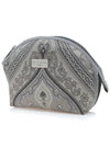 Profumi Logo Patch Pouch Bag Gray - ETRO - BALAAN.