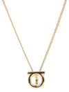 Gancini 3D Crystal Necklace Gold - SALVATORE FERRAGAMO - BALAAN 5