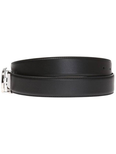 FERRAGAMO Logo Belt, Men's, Black - SALVATORE FERRAGAMO - BALAAN 2