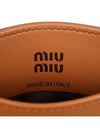 Leather Card Wallet Brown - MIU MIU - BALAAN 6