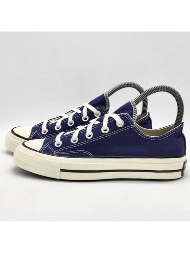 Women s Chuck 70 Low Top Sneakers Navy - CONVERSE - BALAAN 1