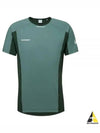 Aenergy FL ​​Short Sleeve T-Shirt Dark Green - MAMMUT - BALAAN 2