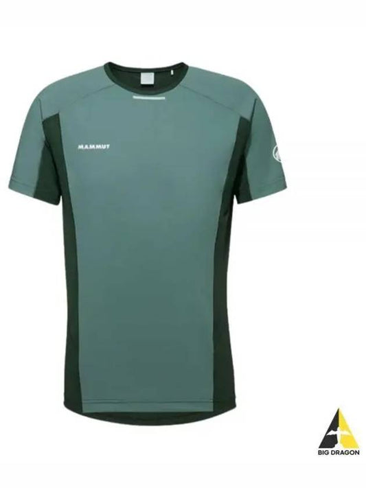 Aenergy FL ​​Short Sleeve T-Shirt Dark Green - MAMMUT - BALAAN 2