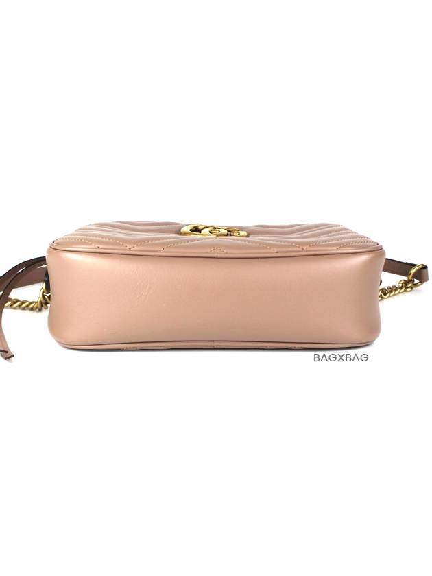 GC Marmont Matelasse Cross Bag Small Beige GC42BG015 - GUCCI - BALAAN 4