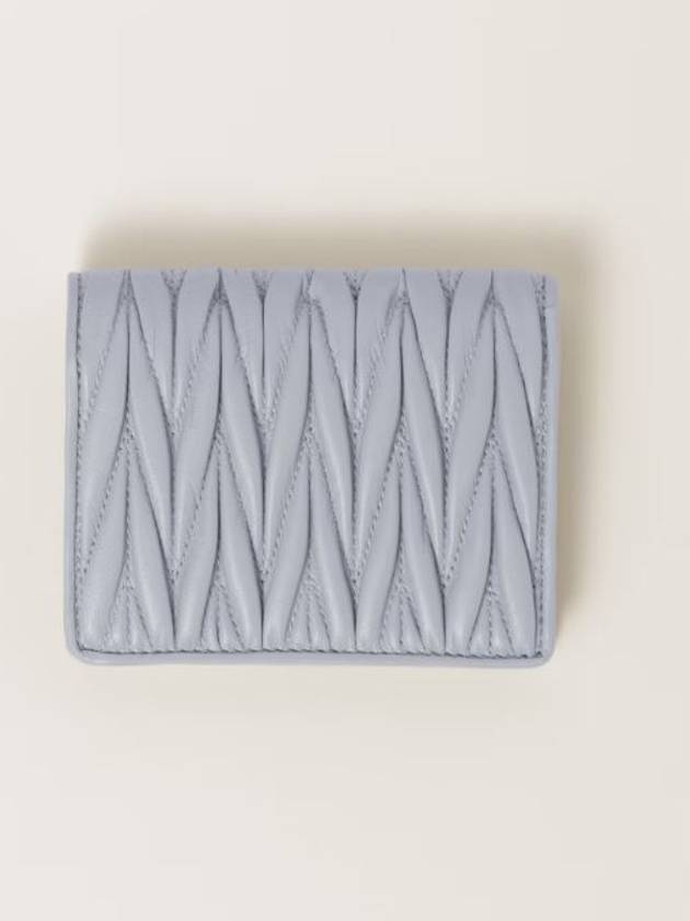 Materasse half wallet card gray women s - MIU MIU - BALAAN 4