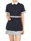 Women's Bellina Polo Short Dress Navy - J.LINDEBERG - BALAAN 6