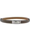 Kelly 18 Leather Belt Etoupe - HERMES - BALAAN 2