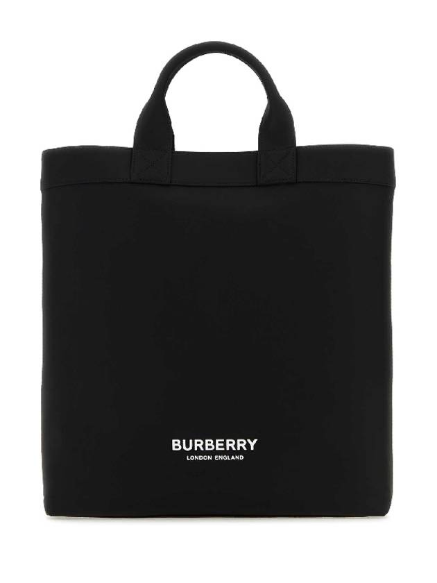 Logo Print Nylon Artie Tote Bag Black - BURBERRY - BALAAN 2