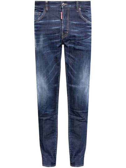 24FW Denim Straight Pants S74LB1591S30664 470 NAVY BLUE - DSQUARED2 - BALAAN 2