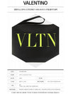 VLNT logo cowhide clutch bag - VALENTINO - BALAAN.