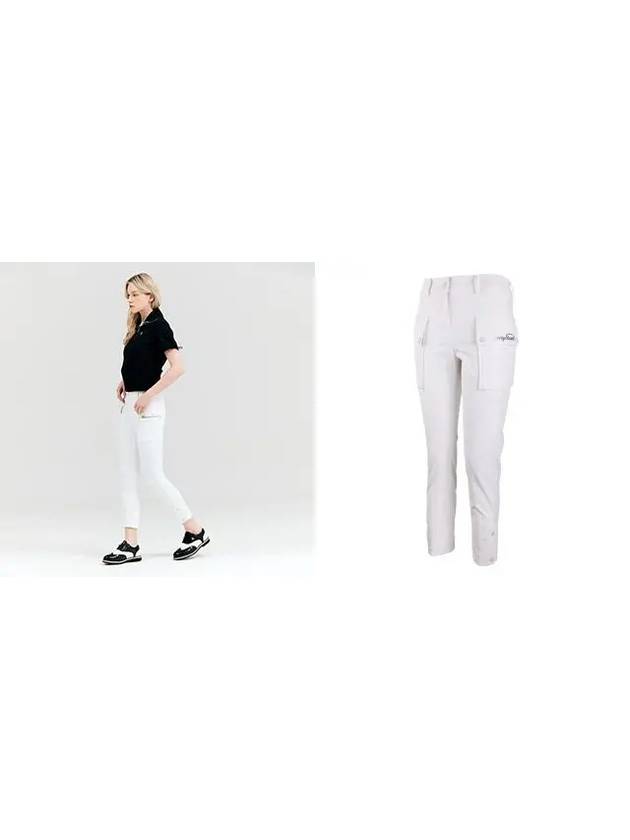 Golf Cargo Jogger Pants White - HENRY STUART - BALAAN 2