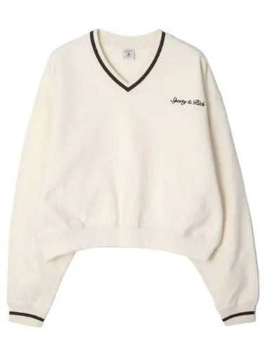 Syracuse embroidery neck sweater women sweatshirt - SPORTY & RICH - BALAAN 1