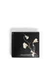 Floral Logo Half Wallet Black - ALEXANDER MCQUEEN - BALAAN 2