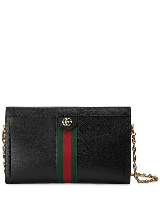 GG Ophidia Shoulder Bag Black - GUCCI - BALAAN 1