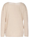 Freccia V-neck Cashmere Knit Top Beige - MAX MARA - BALAAN 3