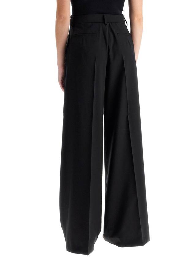 Bella oversized stretch wool wide pants black - MAX MARA SPORTMAX - BALAAN 4