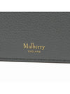 Classic Grain Leather Zipped Card Holder Charcoal - MULBERRY - BALAAN 7
