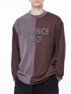 Men s M243MT01BR Snowy Reverse Sleeve Crew Neck Sweatshirt Brown - CHANCE'S NOI - BALAAN 9