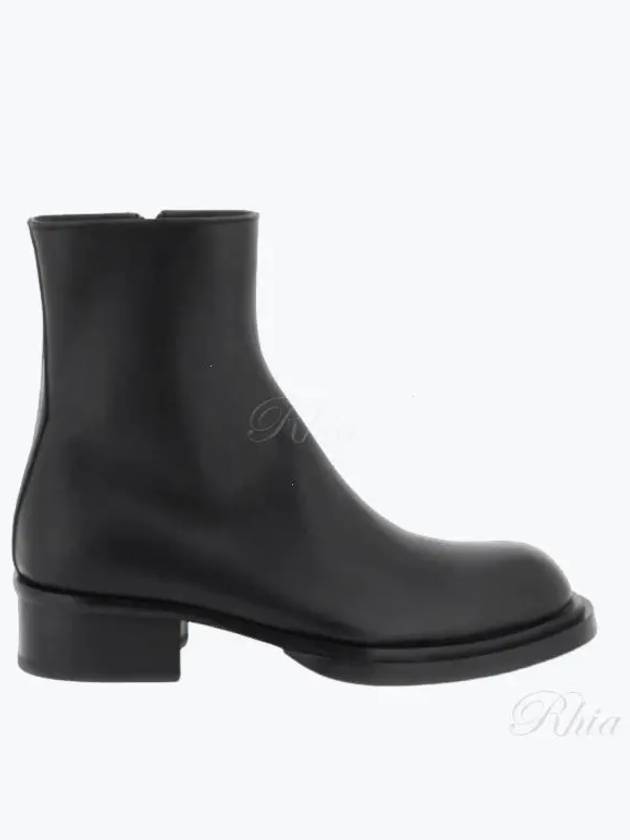 Zip Biker Boots Black - ALEXANDER MCQUEEN - BALAAN 2