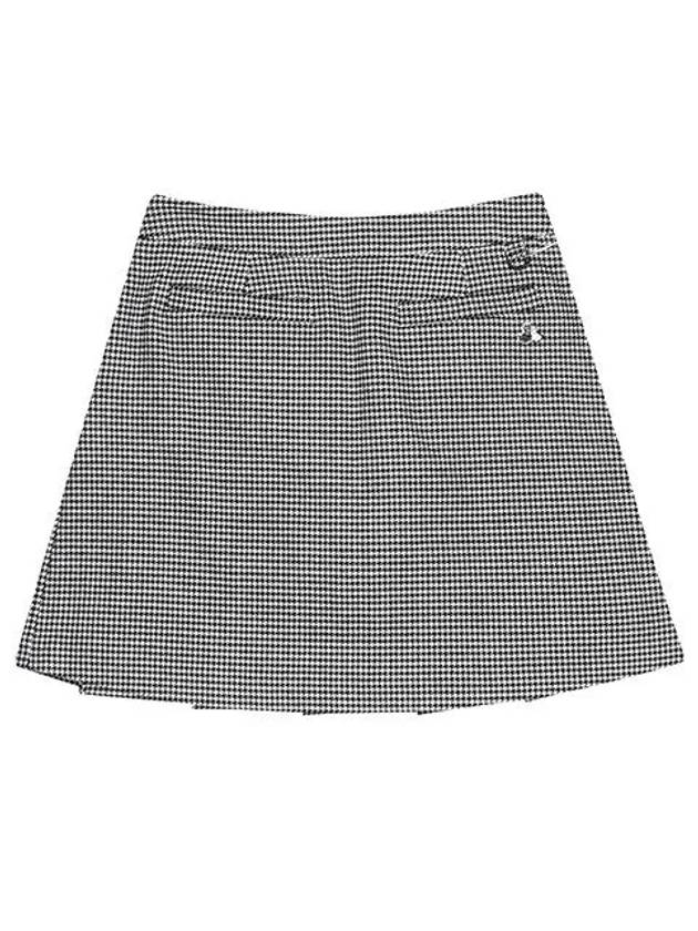 Women s Houndstooth Check Culottes 4004LXWP BLACK - BLACK&WHITE - BALAAN 2