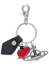 Polly I Love ORB Charm Key Holder Black - VIVIENNE WESTWOOD - BALAAN 2