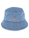 Lala Denim Bucket Hat Light Blue - LALA SMILE - BALAAN 4