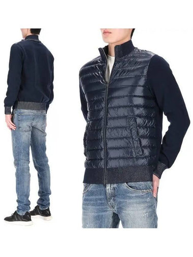 MP000119U 72028 9200 Men's Knit Padded Jacket 993520 - HERNO - BALAAN 1