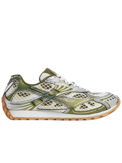 Orbit Mesh Rubber Low Top Sneakers Green - BOTTEGA VENETA - BALAAN 2