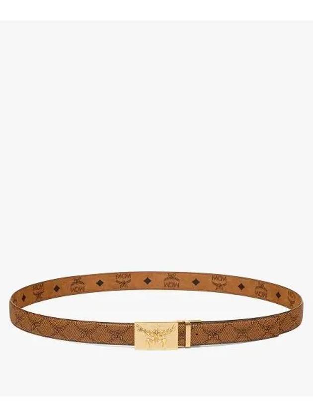 Himmel Brass Plate Reversible Monogram Belt MXBESAC01CO - MCM - BALAAN 1