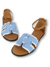 Santorini Sandals Denim 36 5 H241075Z CB - HERMES - BALAAN 1