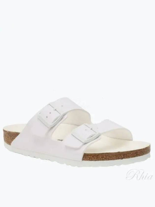 Arizona Berko Flo Regular Fit Slippers White - BIRKENSTOCK - BALAAN 2