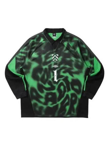 UMBRO SCR Graphic Long Sleeve Jersey Tee Green - UMASQU - BALAAN 1