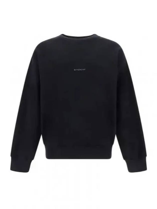 Boxy Fit Sweatshirt Black - GIVENCHY - BALAAN 2