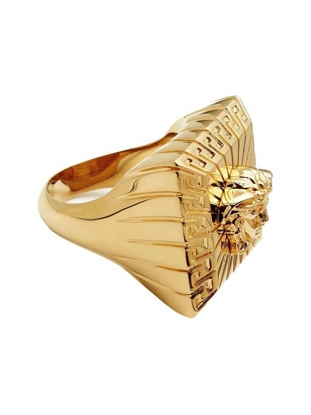 Medusa Square Ring Gold - VERSACE - BALAAN 3